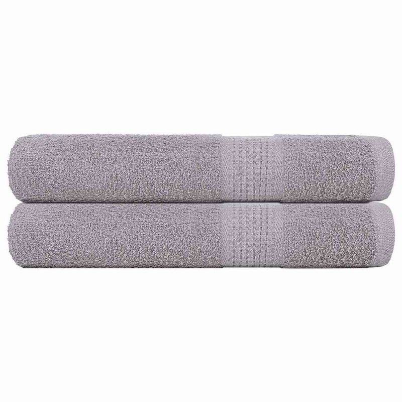Ręczniki do sauny FROGN 2 szt. Szare 80x200 cm 360 g/m² vidaXL