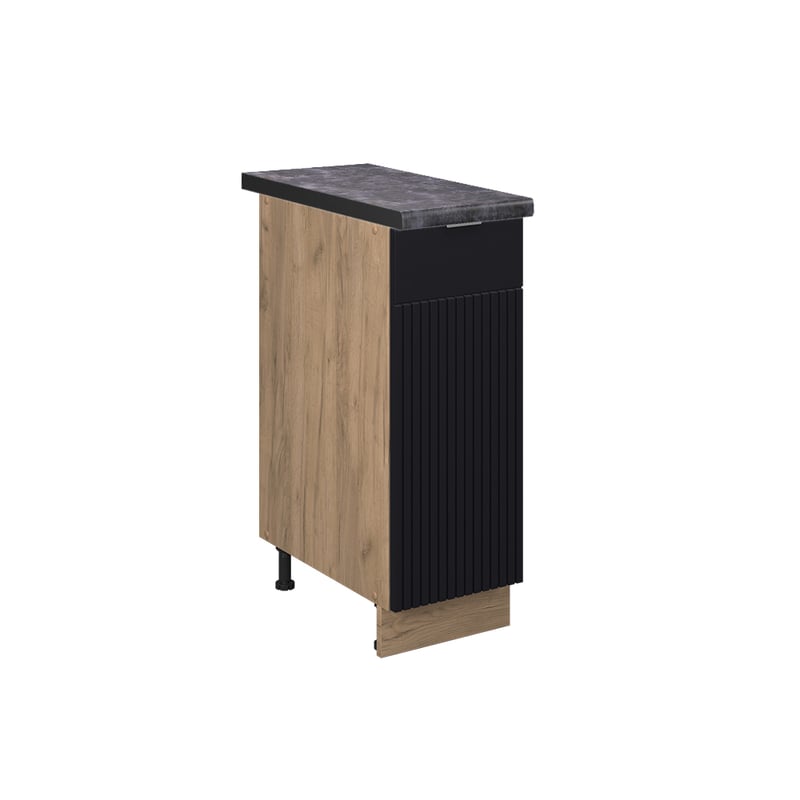 Vicco Szafka apteczna Fame-Line, Czarne paski, 30 cm , BP Antracyt
