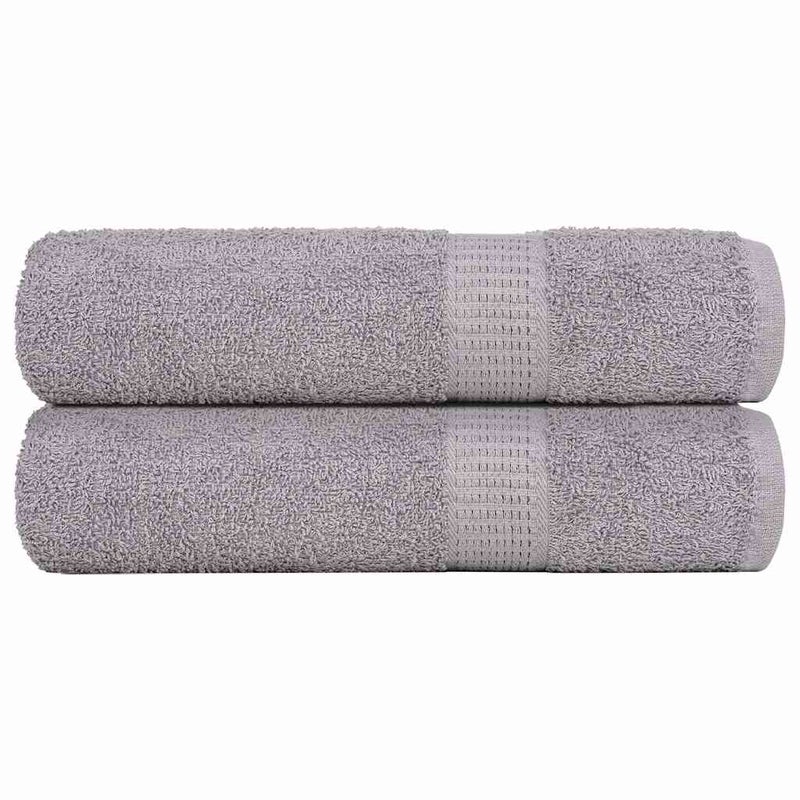 Ręczniki prysznicowe FROGN 2 szt. Szare 70x140cm 360 g/m² vidaXL