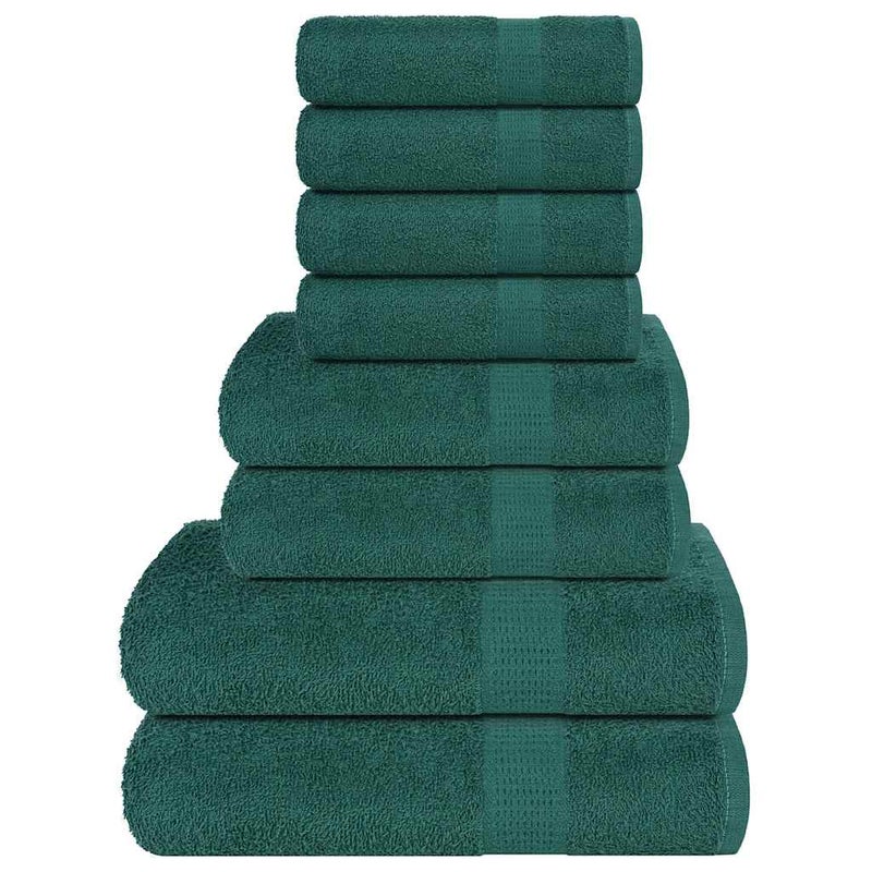 8-cz. zestaw ręczników, FROGN, zielone jabłko, 360 g/m² vidaXL