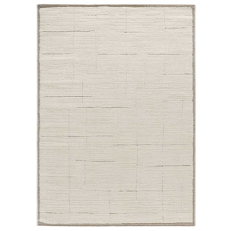 Prostokątny kremowy dywan do wnętrz 200 x 290 cm CANDELA skandynawski - ATTICGO