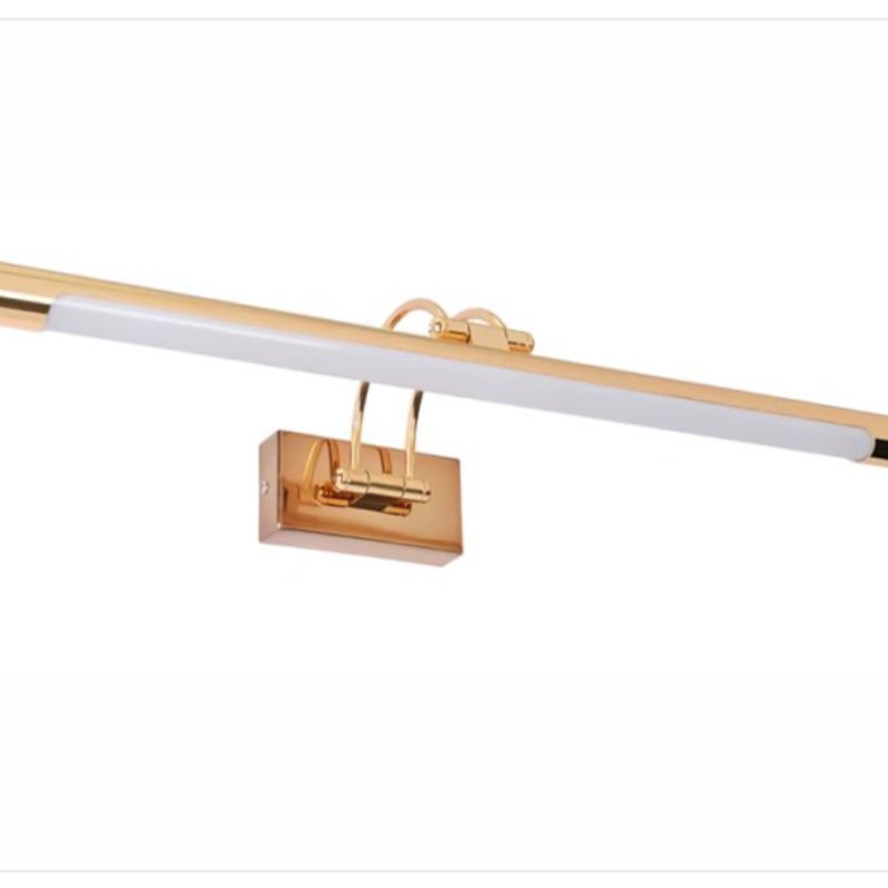 Lampa ścienna LED o mocy 9 W do oświetlania obrazów, luster, murali itp., ciepłe światło 3000K, wykończenie GOLD Glossy, przegubowe i obrotowe. 50cm