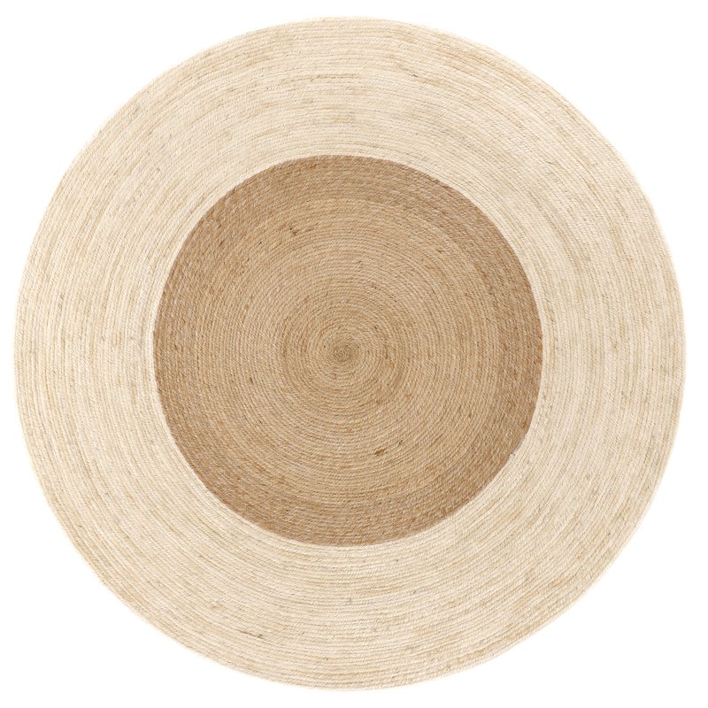 DWUKOLOROWY BIAŁY DYWAN VINTAGE Ø140CM