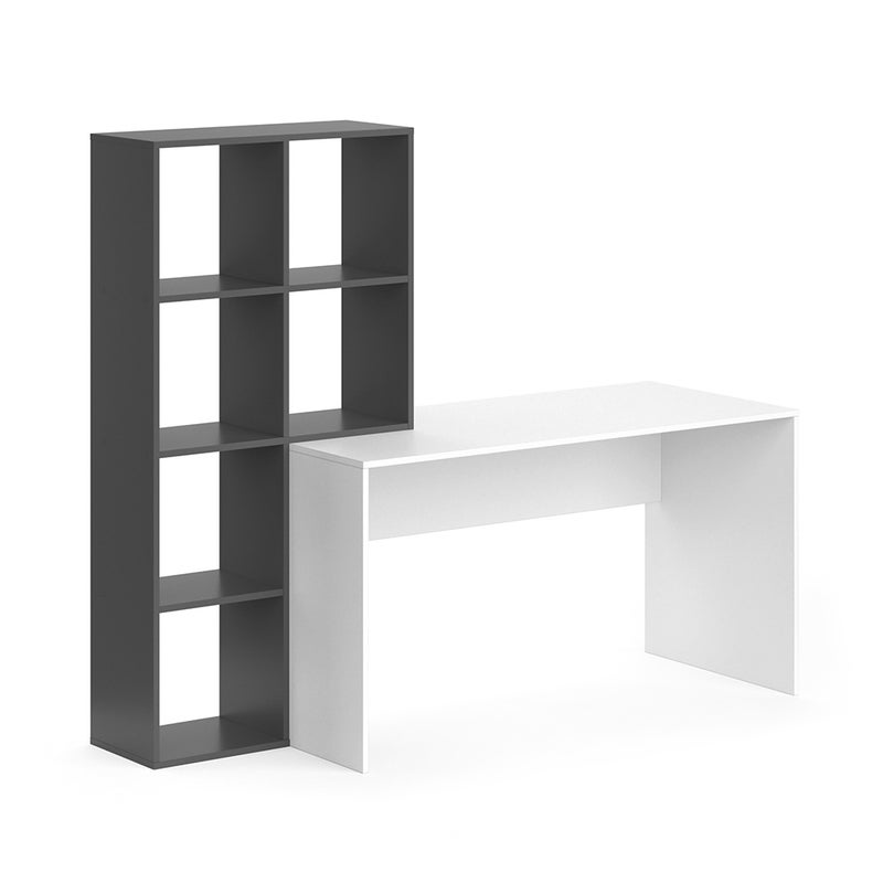 Vicco Biurko Mara, Biały/antracyt, 166.8 x 59 cm
