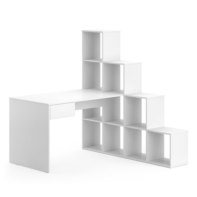 Vicco Biurko narożne Sarah, Biały, 139 x 142.4 cm