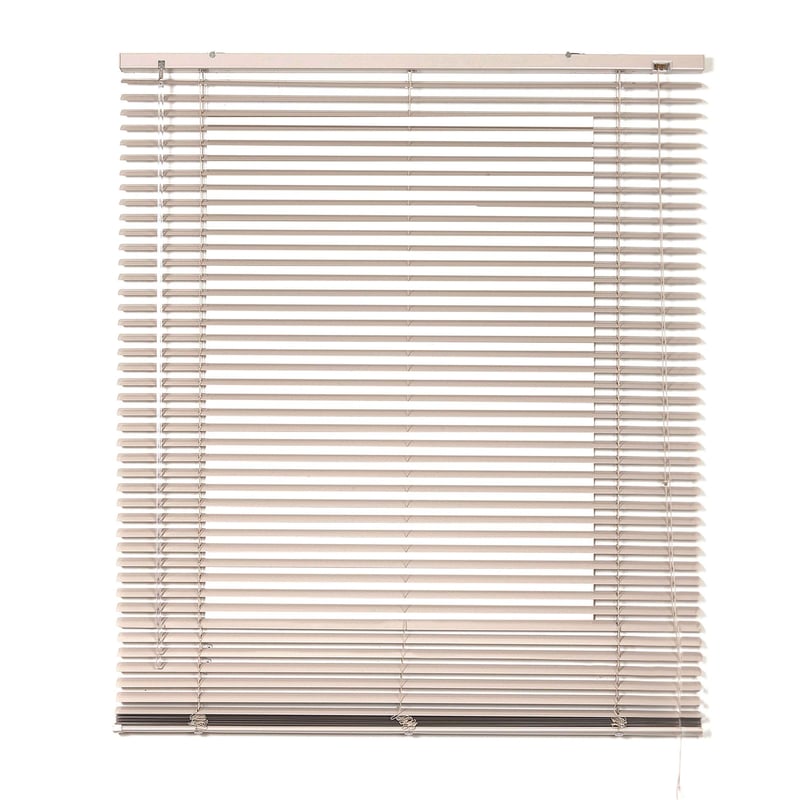 Żaluzje aluminiowe z sznurkiem, kolor kamiennoszary, 45x130 cm