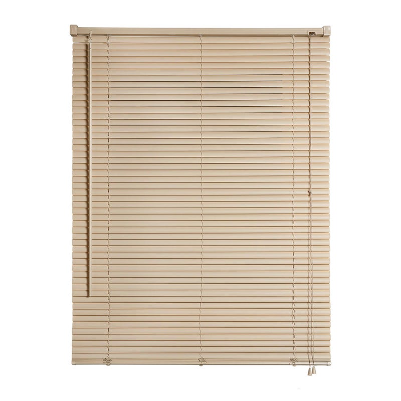 Żaluzje winylowe z sznurkiem, kolor taupe, 45x130 cm