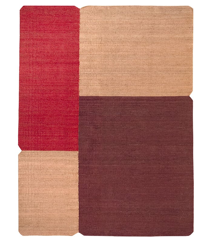 Hamid - Tapis juta MARBELLA COLOR 290X200cm - Pour salon, salle à manger, salon