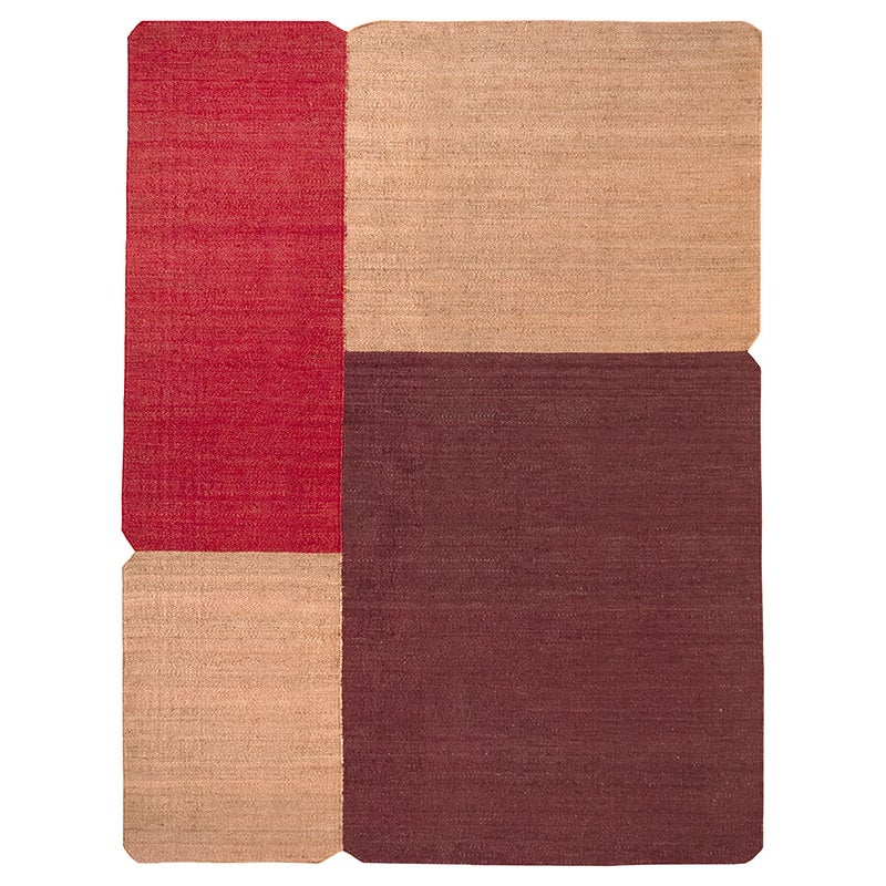 Hamid - Tapis juta MARBELLA COLOR 300X240cm - Pour salon, salle à manger, salon