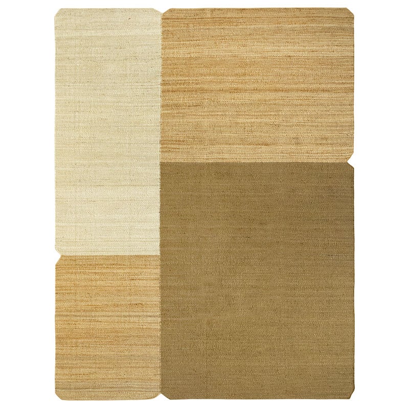 Hamid - Tapis MARBELLA Juta NATUREL 400X300cm - Pour salon, salle à manger, salon