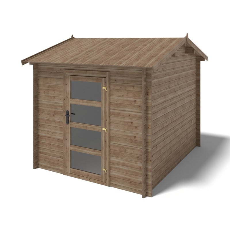 Domek ogrodowy ALTANKA 7,50 m2 - 2,50x3 m - 28 mm, drewniany, impregnowany, DOM675, 1szt.