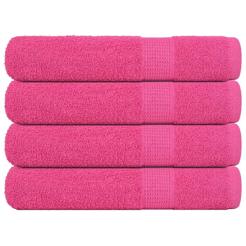 Ręczniki do sauny, FROGN, 4 szt, różowe, 80x200 cm, 360 g/m² vidaXL