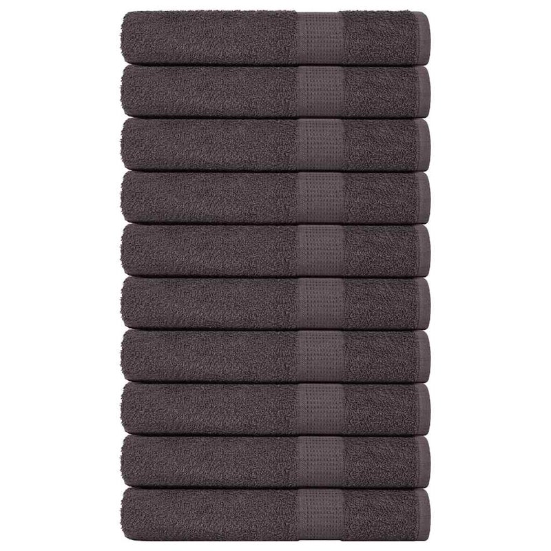 Ręczniki, FROGN, 10 szt., antracyt, 100x200 cm, 360 g/m² vidaXL