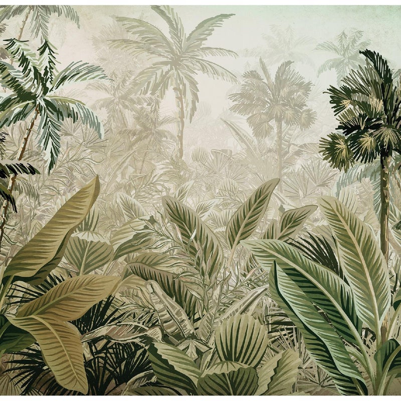 Fototapeta Dżungla Liście Palmy 150x105 cm Tapeta Do Sypialni Salonu Kuchni Na Flizelinie