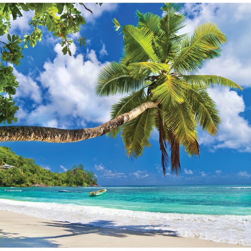 Fototapeta Plaża Palmy Ocean 350x250 cm Tapeta Do Sypialni Salonu Kuchni Na Flizelinie