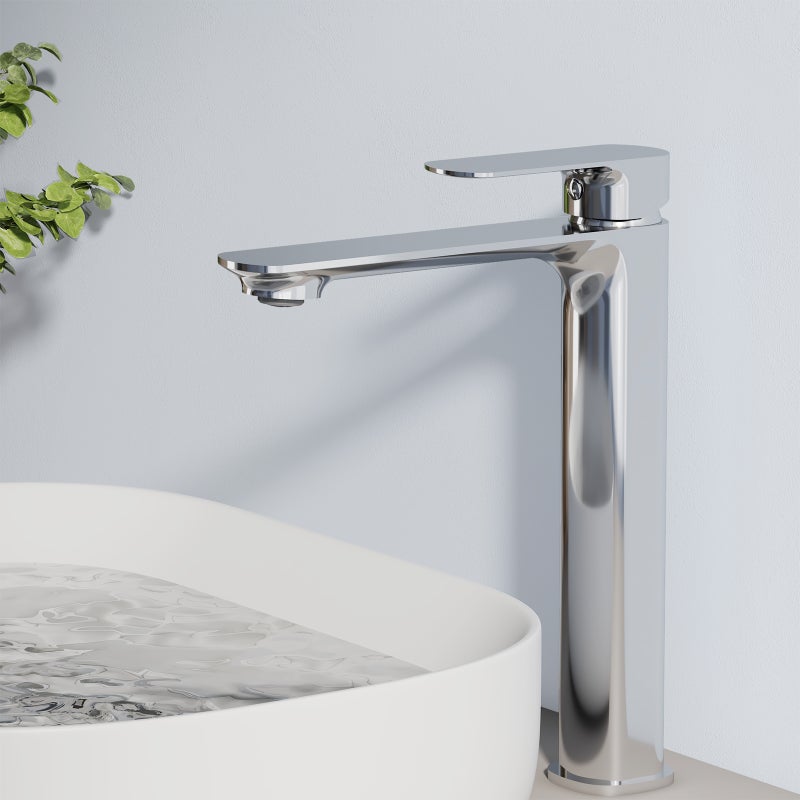 EMKE Bateria umywalkowa wysoka chrom 26.9 cm