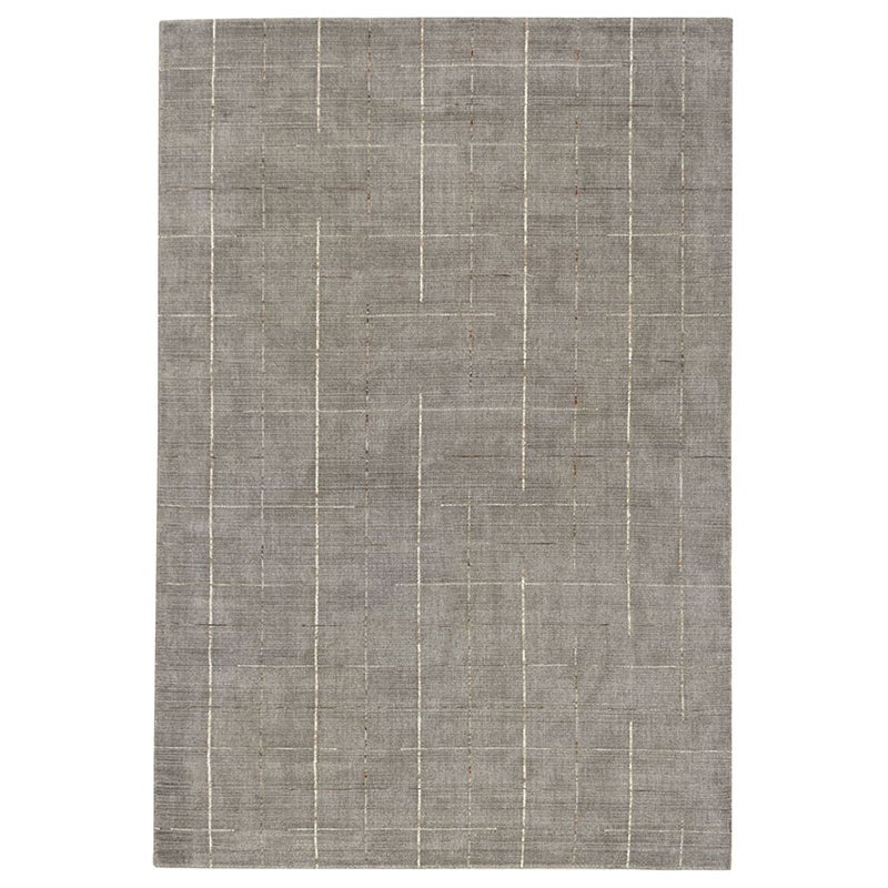Hamid - Wełniany dywan z kolekcji ACEQUIA GREY, 300x240 cm - Nowoczesny styl do jadalni, salonu i sypialni