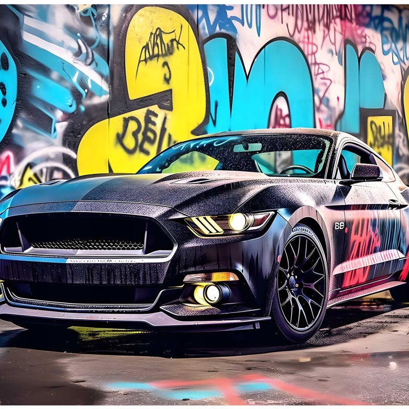 Fototapeta Dla Dzieci Chłopca Auto Młodzieży Graffiti 400x280 cm Tapeta Do Pokoju Dziecięcego Na Flizelinie