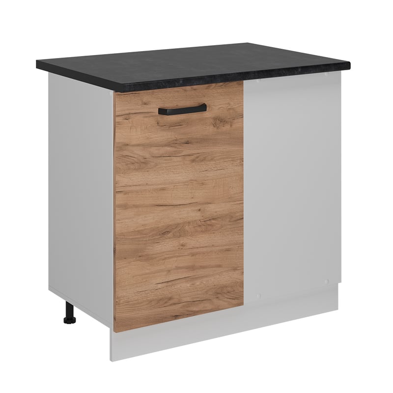 Vicco Szafka narożna R-Line, Złoty dąb energetyczny, 86 cm BP Antracyt