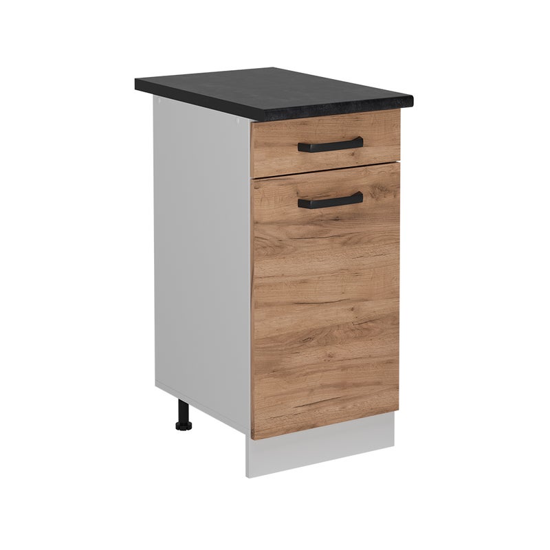 Vicco Szafka dolna do kuchni R-Line, Złoty dąb energetyczny, 40 cm BP Antracyt