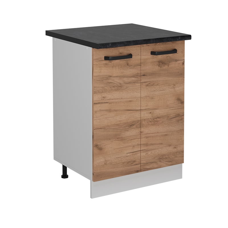 Vicco Szafki kuchenne R-Line, Złoty dąb energetyczny, 60 cm BP Antracyt