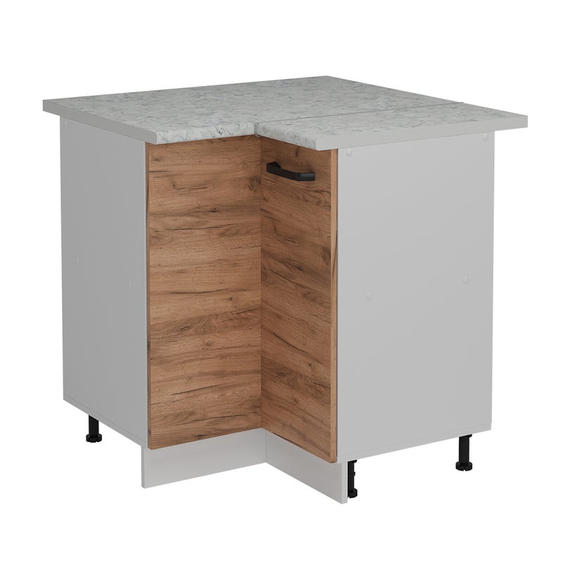 Vicco Szafka narożna R-Line, Złoty dąb energetyczny, 75.6 cm BP Marmur