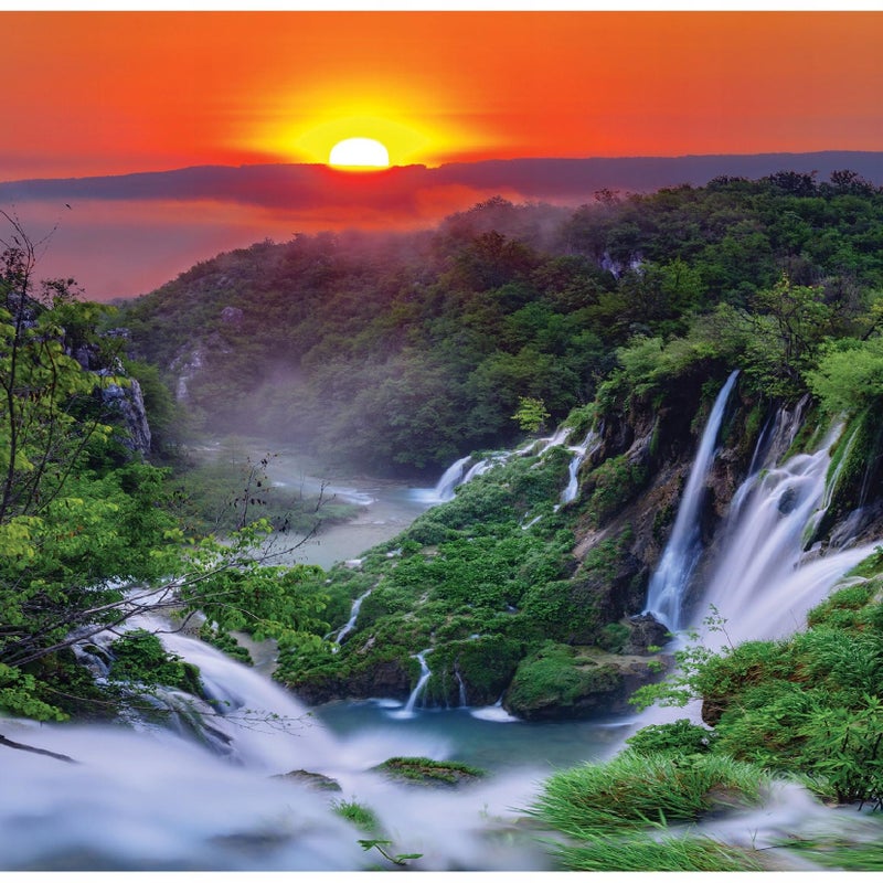 Fototapeta Wodospad Krajobraz Natura 150x105 cm Tapeta Do Sypialni Salonu Kuchni Na Flizelinie