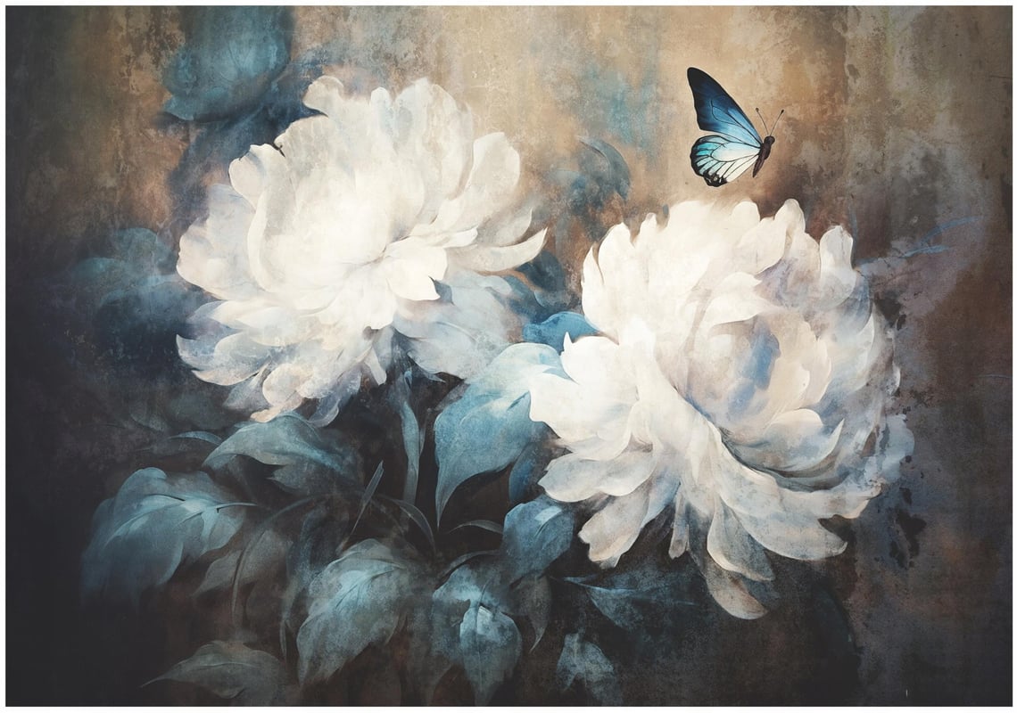 Fototapeta Kwiaty Róże Natura Vintage 300x210 cm Tapeta Do Sypialni Salonu Kuchni Na Flizelinie