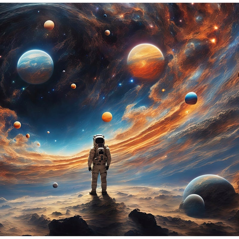 Fototapeta Dla Dzieci Chłopca Kosmos Planety 400x280 cm Tapeta Do Pokoju Dziecięcego Na Flizelinie