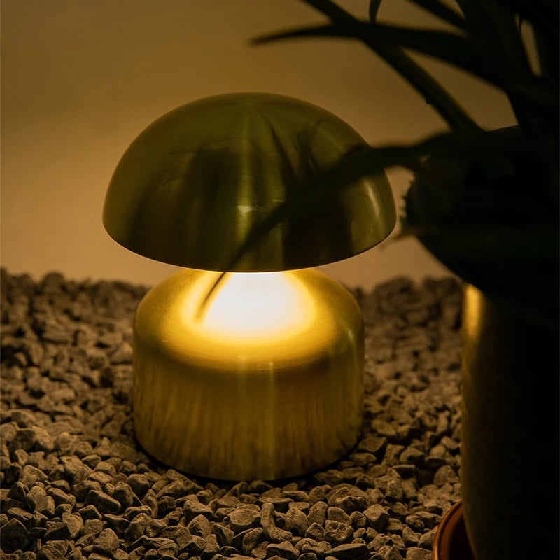 Elegancka lampa stołowa do restauracji i baru, akumulatorowa lampa dekoracyjna do sypialni, lampka nocna, nastrojowa, złota część B