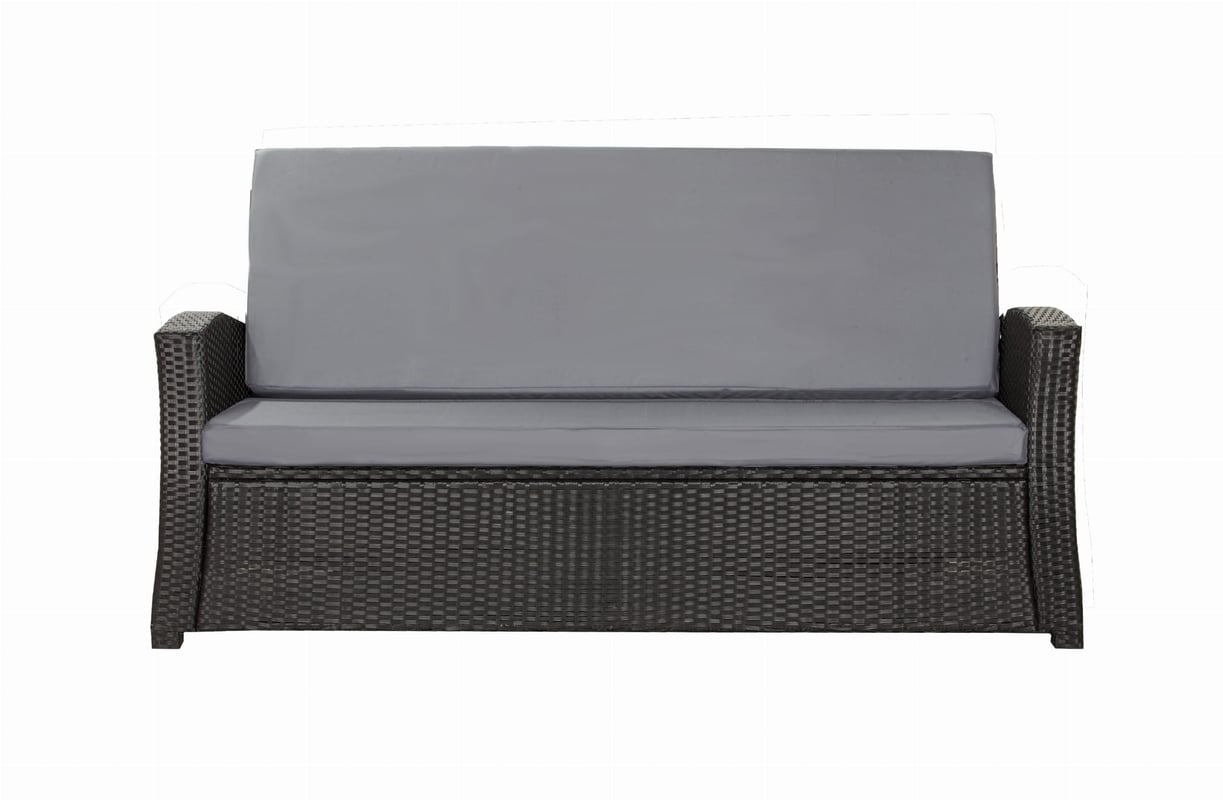 Poduszka ogrodowa na sofę rattanową 160x60x50cm poduszka na meble rattanowe jasna szara, poduszka na balkon taras, poduszki na meble ogrodowe