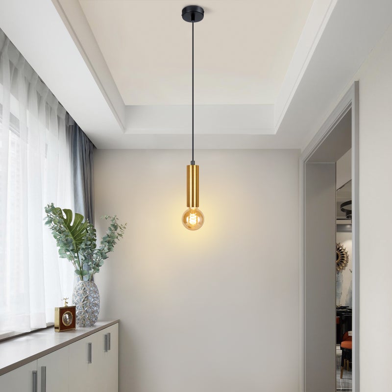 NETTLIFE Lampa wisząca do jadalni 1 żarówka Lampa wisząca E27 Industrialna lampa wisząca