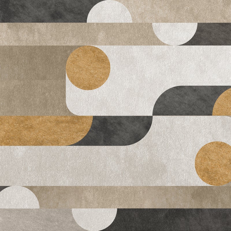 Dywan winylowy Radiance 160x240 cm - antypoślizgowy dywan z PVC do kuchni lub salonu, zmywalny, nowoczesny styl