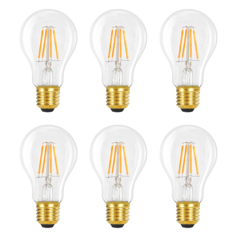 Żarówki LED NETTLIFE 6szt. Żarówka E27 4W 2700K A60 Vintage Edison