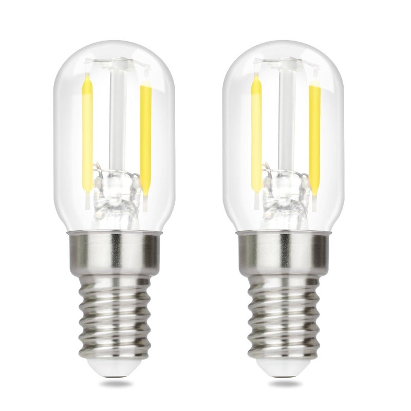 Żarówki LED NETTLIFE E14 Żarówki LED Żarówki Vintage T22 2W E14, 2szt., Zimna biel, 6000K