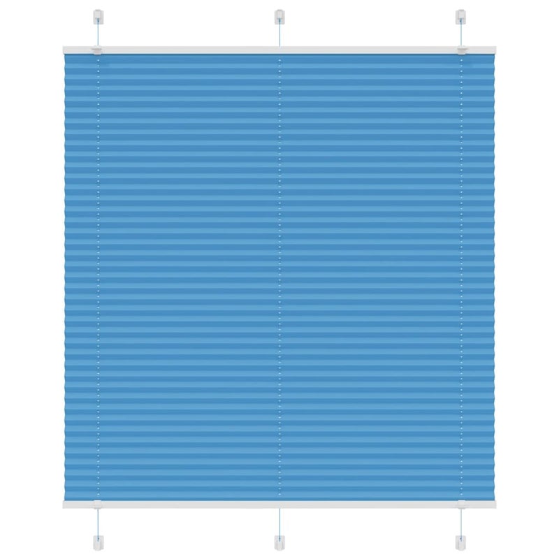 Roleta plisowana niebieska 115x150 cm Szerokość tkaniny 114,4cm vidaXL