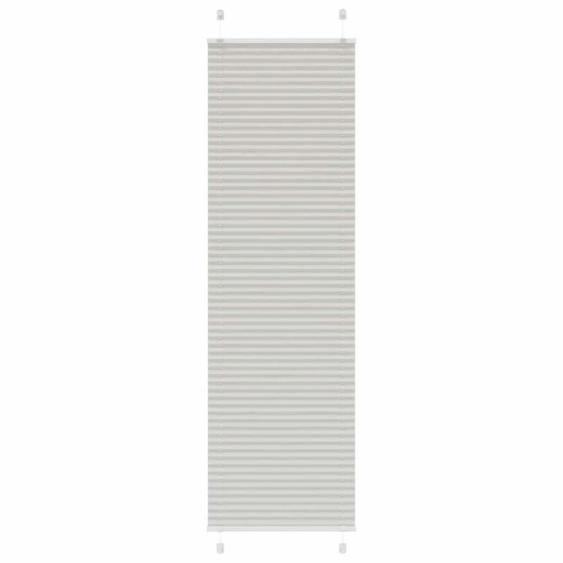 Roleta plisowana jasnoszara 60x200 cm Szerokość tkaniny 59,4cm vidaXL