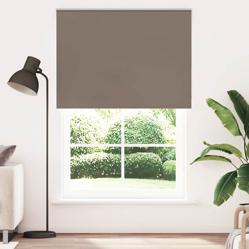 Roleta zaciemniająca Kawowa 150x210 cm Szerokość tkaniny vidaXL