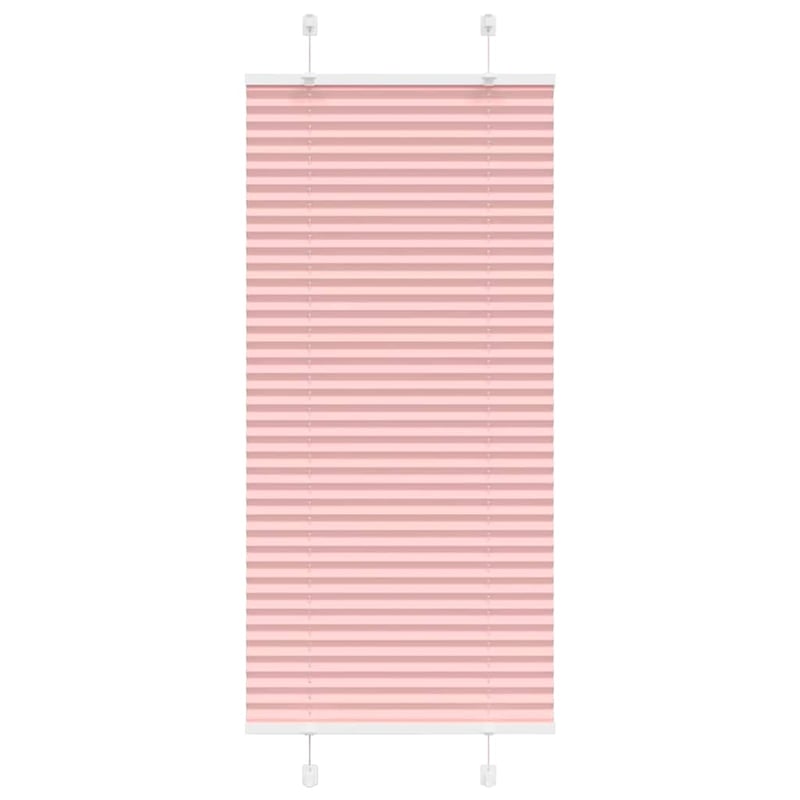 Roleta plisowana różowa 65x100 cm Szerokość tkaniny 64,4cm vidaXL