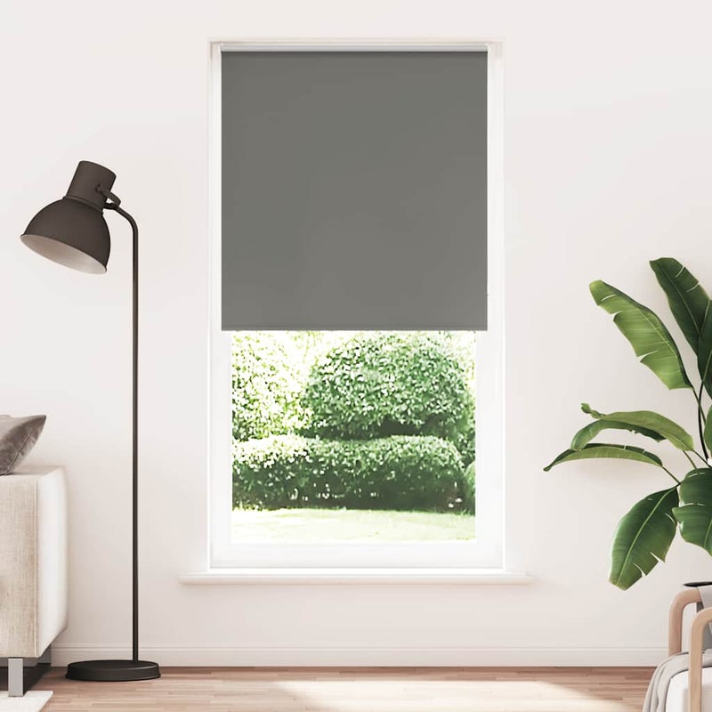 Roleta zaciemniająca szara 115x230cm Szerokość tkaniny 110,7cm vidaXL