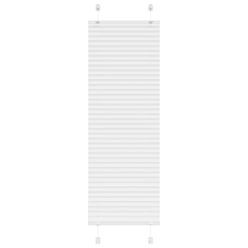 Roleta plisowana biała 40x100 cm Szerokość tkaniny 39,4cm vidaXL