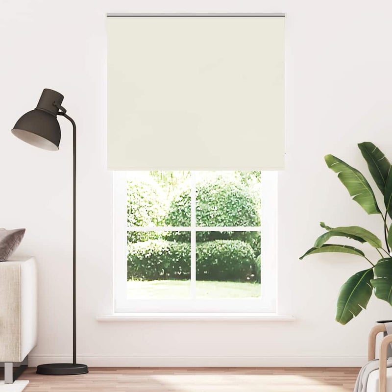 Roleta zaciemniająca Off White 120x230 cm Szerokość tkaniny vidaXL