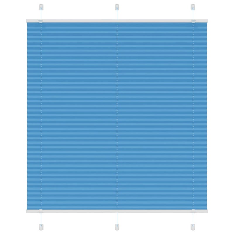 Roleta plisowana niebieska 120x100 cm Szerokość tkaniny 119,4cm vidaXL