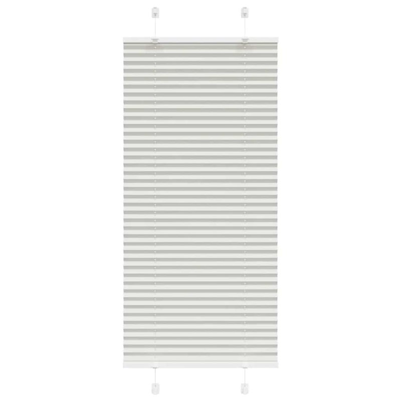 Roleta plisowana jasnoszara 65x150 cm Szerokość tkaniny 64,4cm vidaXL