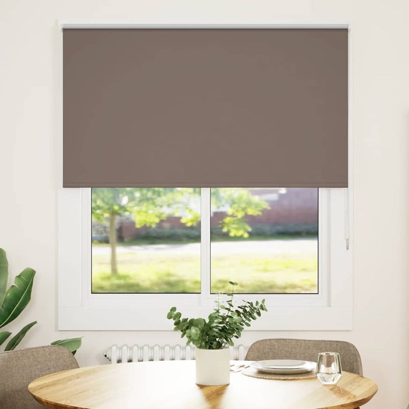 Roleta zaciemniająca Coffee 125x130 cm Szerokość tkaniny vidaXL