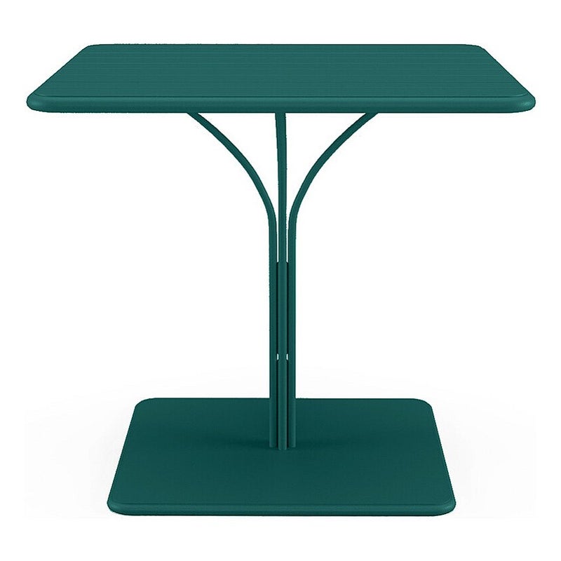 Stół ogrodowy metalowy dł. 80 cm - Błękit morski - MIRMANDE marki MYLIA