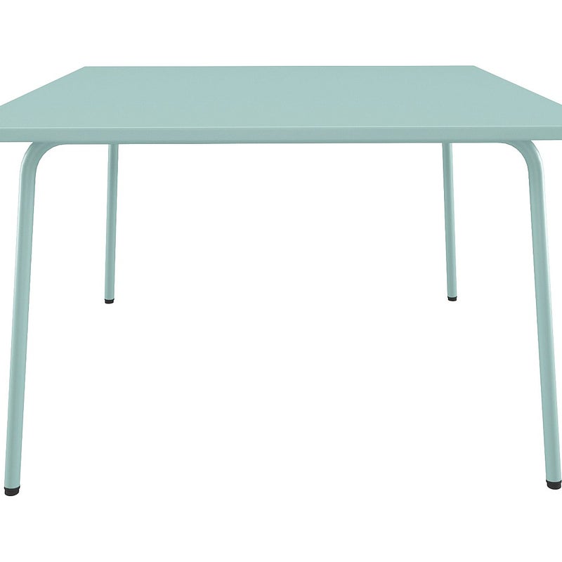 Stół ogrodowy kwadratowy z metalu dł. 120 cm - Migdałowa zieleń - MIRMANDE marki MYLIA