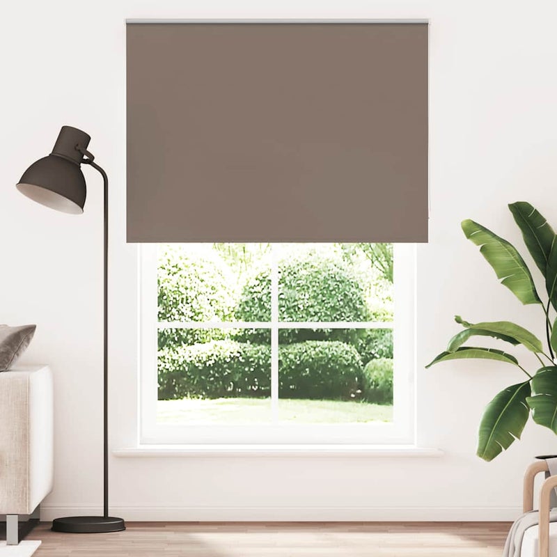 Roleta zaciemniająca Kawowa 160x230 cm Szerokość tkaniny vidaXL