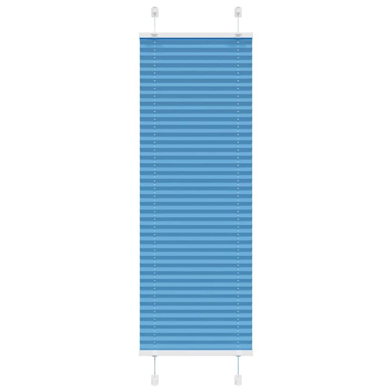 Roleta plisowana niebieska 45x150 cm Szerokość tkaniny 44,4 cm vidaXL