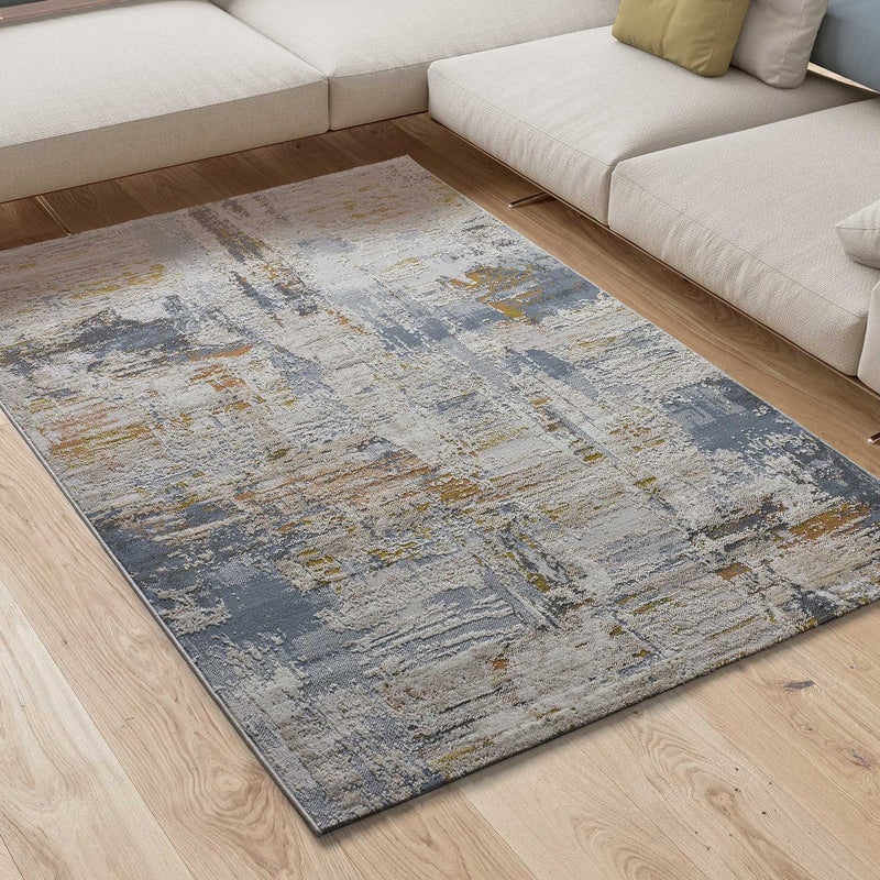 Prostokątny wielokolorowy dywan do wnętrz 192 x 290 cm SPRINGS abstrakcja - ATTICGO